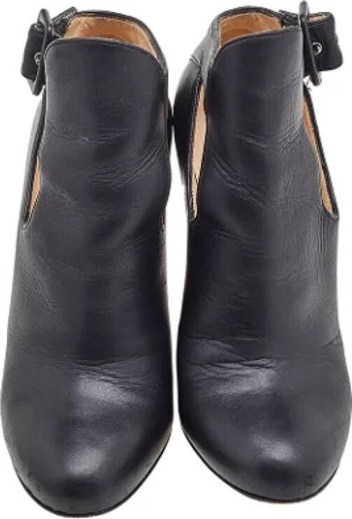 Christian Louboutin Pre-owned Leather boots Black Dames