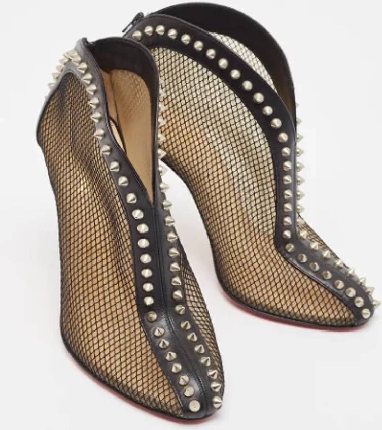 Christian Louboutin Pre-owned Leather boots Black Dames