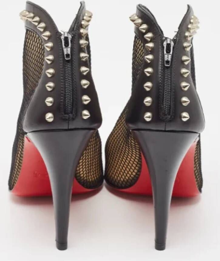 Christian Louboutin Pre-owned Leather boots Black Dames