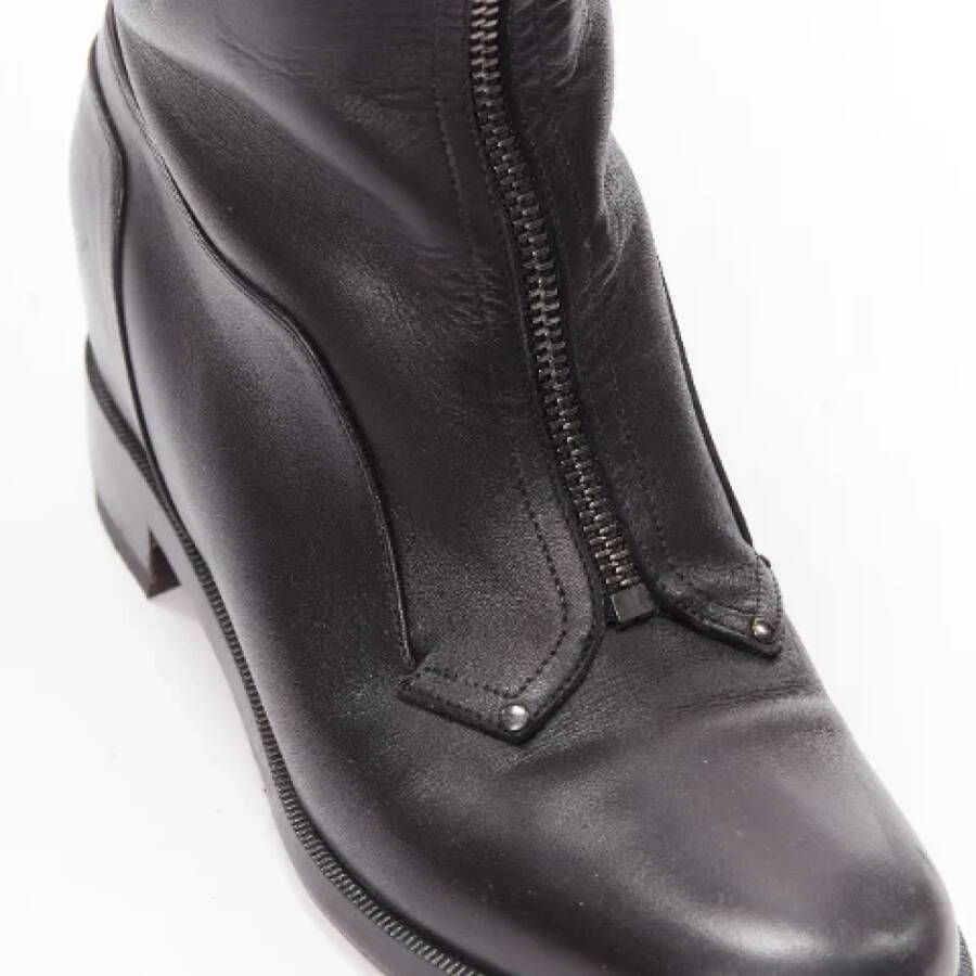 Christian Louboutin Pre-owned Leather boots Black Dames