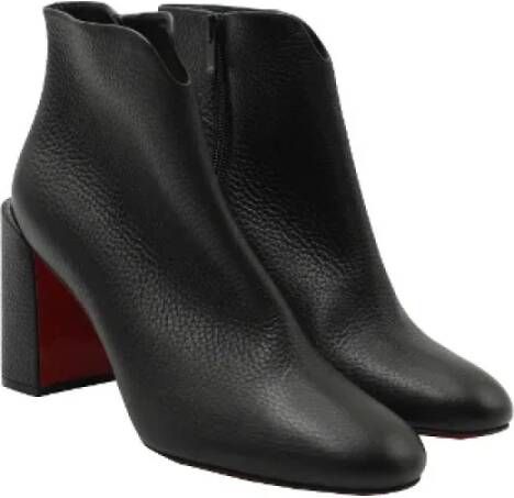 Christian Louboutin Pre-owned Leather boots Black Dames