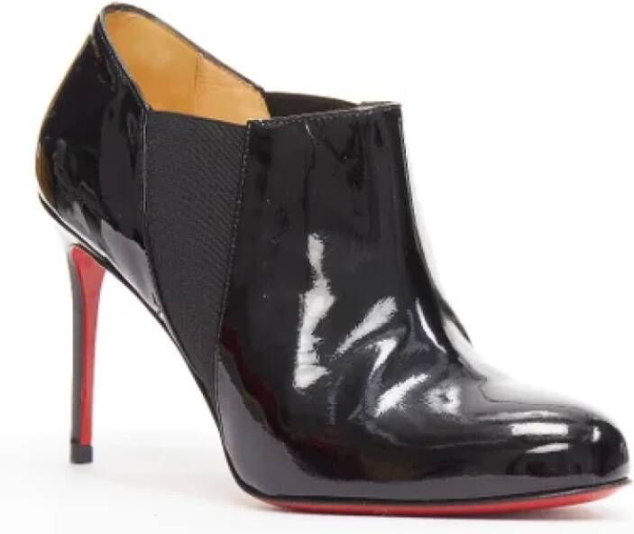 Christian Louboutin Pre-owned Leather boots Black Dames