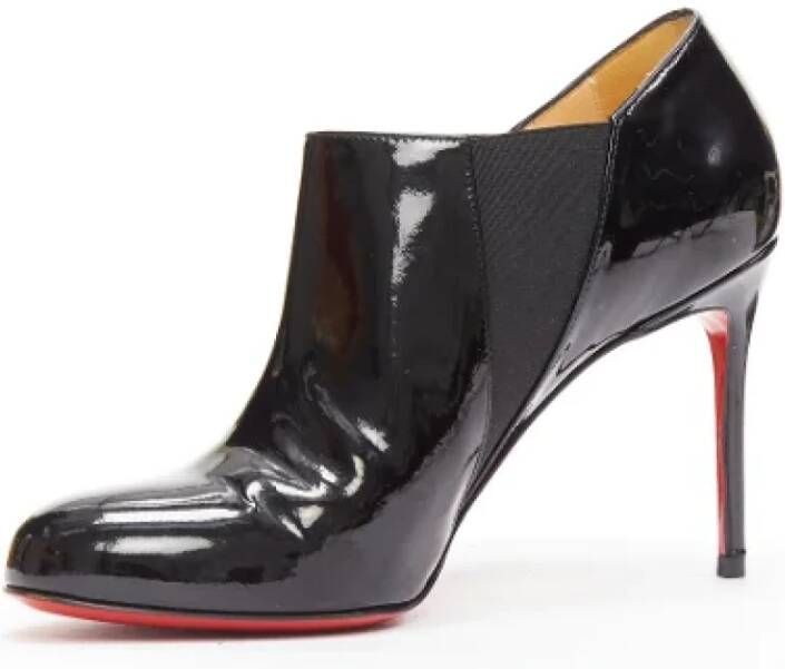 Christian Louboutin Pre-owned Leather boots Black Dames