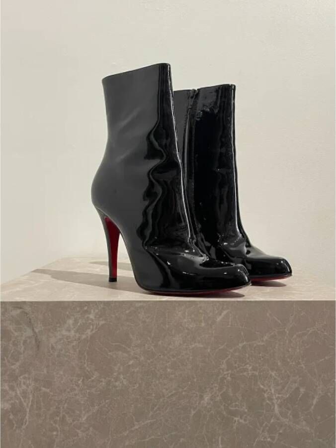 Christian Louboutin Pre-owned Leather boots Black Dames