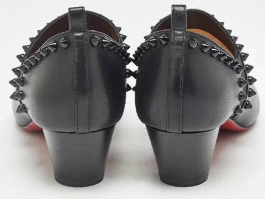 Christian Louboutin Pre-owned Leather boots Black Dames