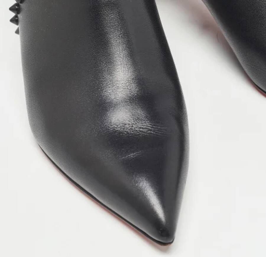 Christian Louboutin Pre-owned Leather boots Black Dames