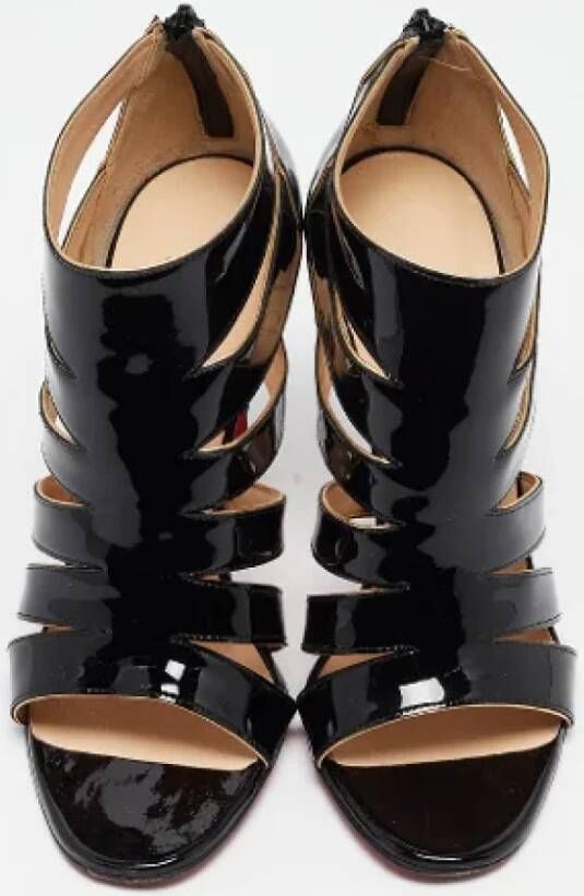 Christian Louboutin Pre-owned Leather boots Black Dames