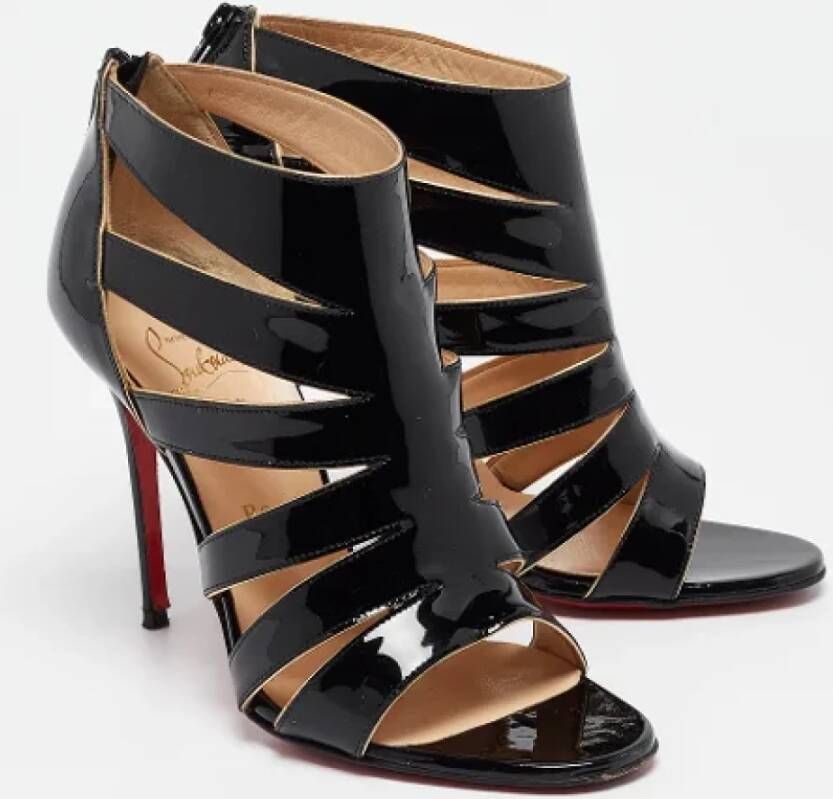 Christian Louboutin Pre-owned Leather boots Black Dames