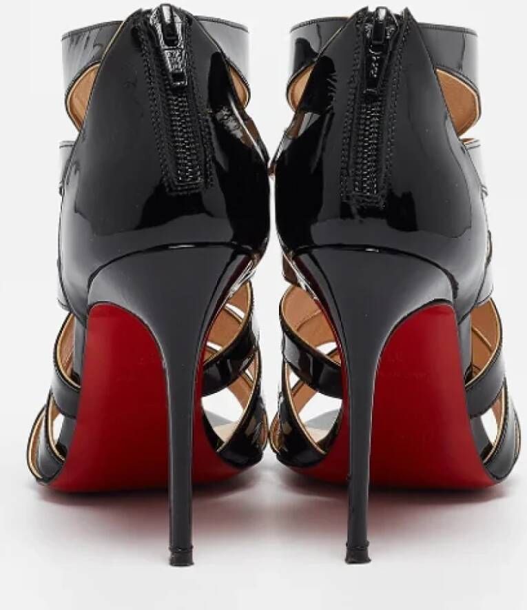 Christian Louboutin Pre-owned Leather boots Black Dames