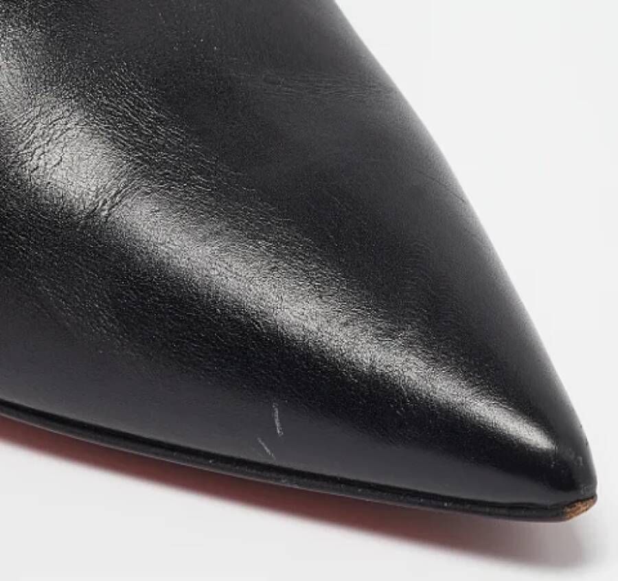 Christian Louboutin Pre-owned Leather boots Black Dames