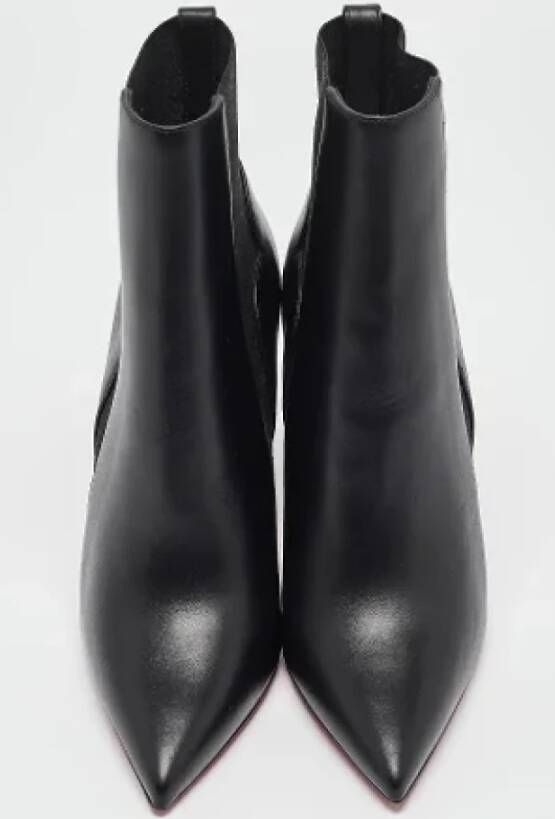 Christian Louboutin Pre-owned Leather boots Black Dames