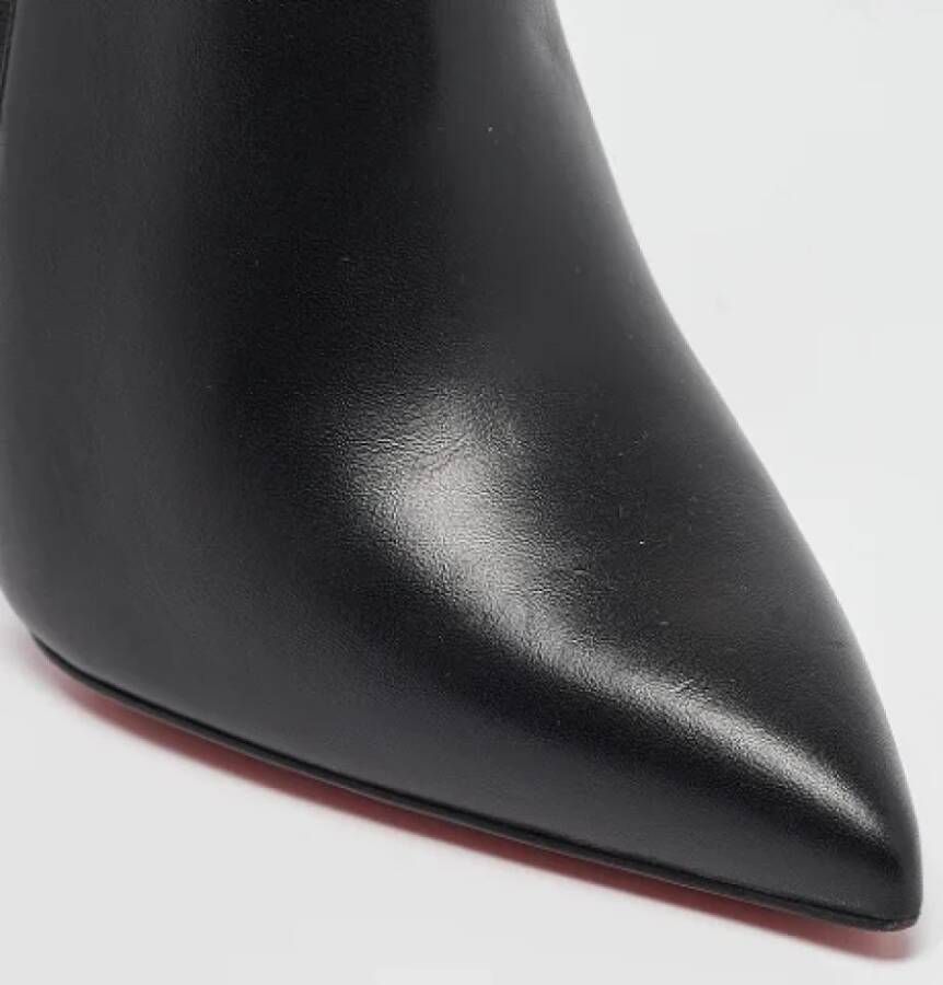 Christian Louboutin Pre-owned Leather boots Black Dames