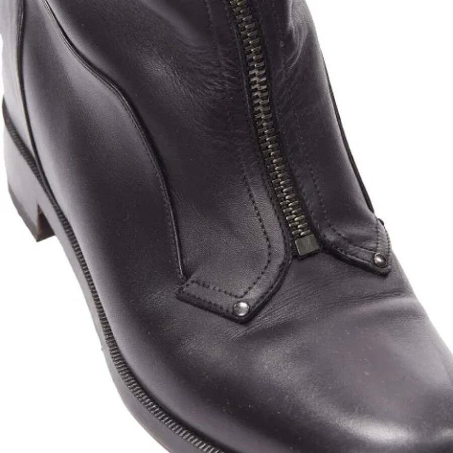 Christian Louboutin Pre-owned Leather boots Black Dames