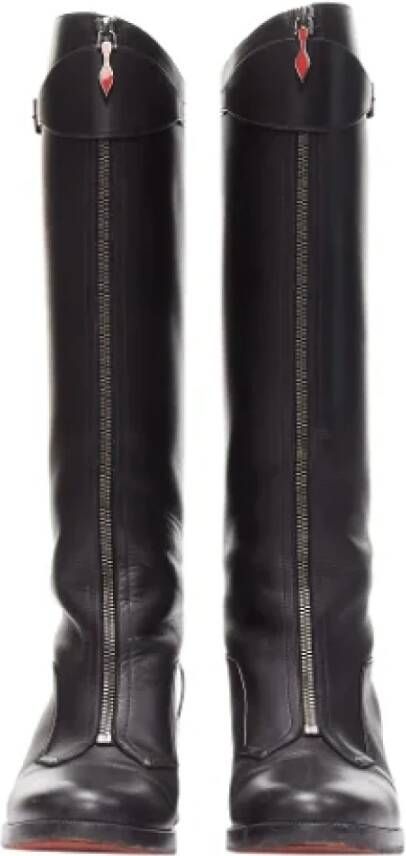 Christian Louboutin Pre-owned Leather boots Black Dames