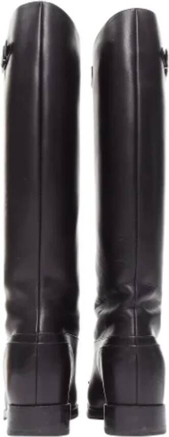 Christian Louboutin Pre-owned Leather boots Black Dames