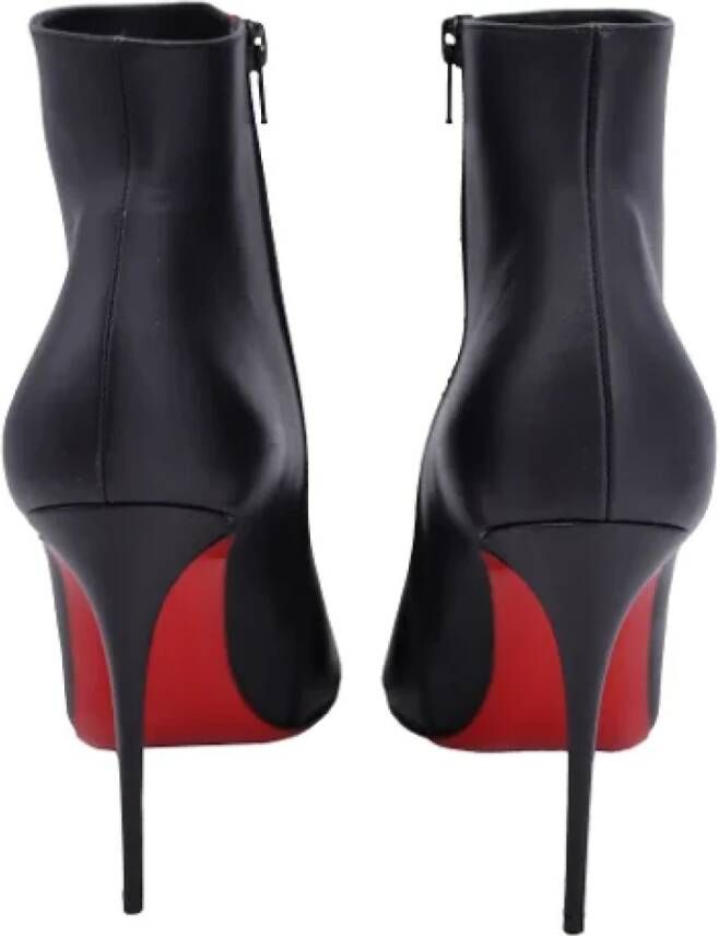 Christian Louboutin Pre-owned Leather boots Black Dames