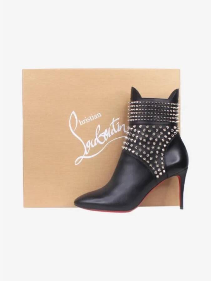 Christian Louboutin Pre-owned Leather boots Black Dames