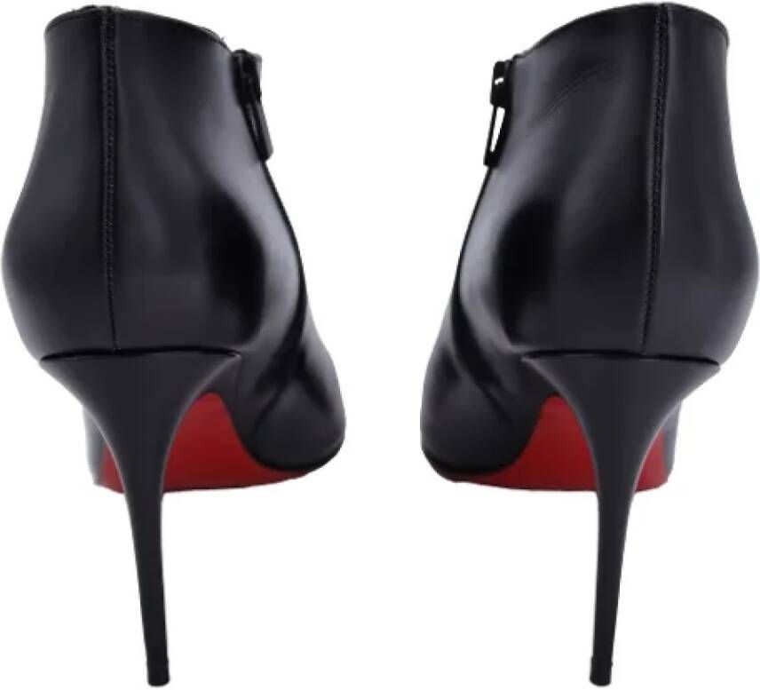 Christian Louboutin Pre-owned Leather boots Black Dames