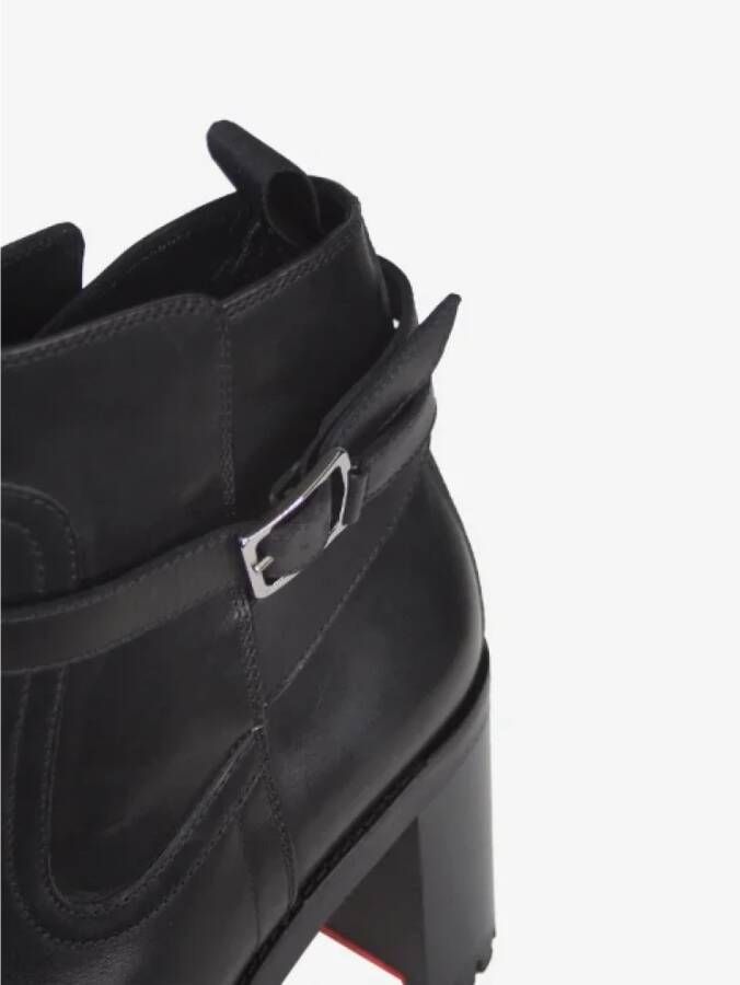 Christian Louboutin Pre-owned Leather boots Black Dames