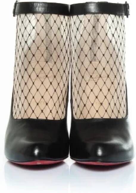 Christian Louboutin Pre-owned Leather boots Black Dames