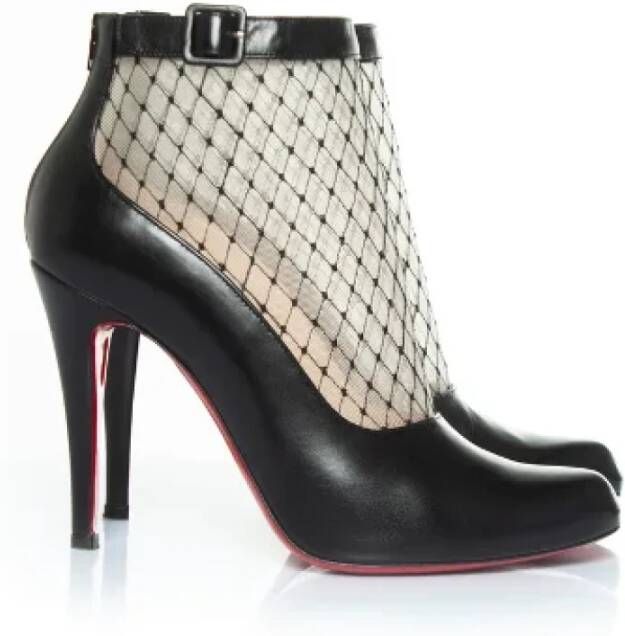 Christian Louboutin Pre-owned Leather boots Black Dames