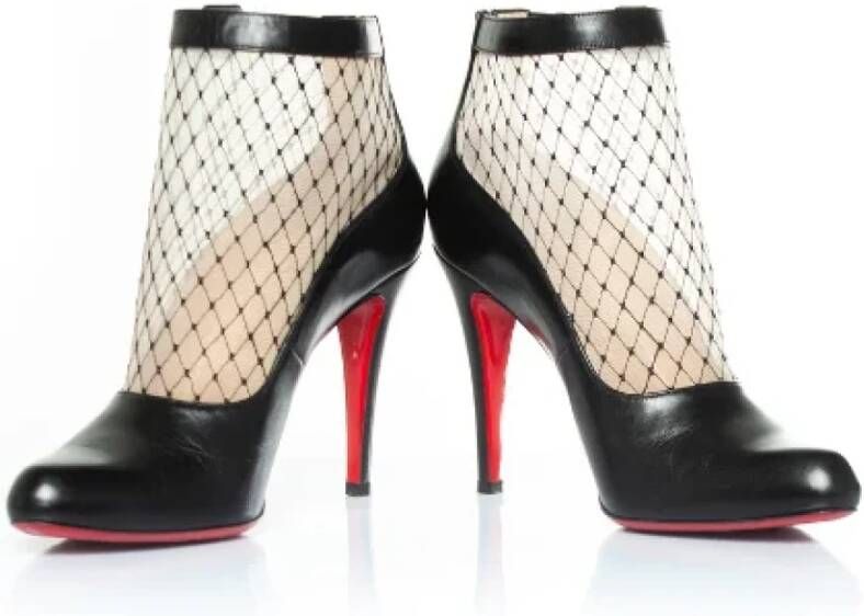 Christian Louboutin Pre-owned Leather boots Black Dames