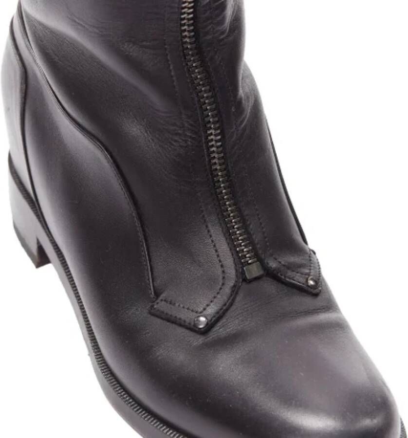 Christian Louboutin Pre-owned Leather boots Black Dames