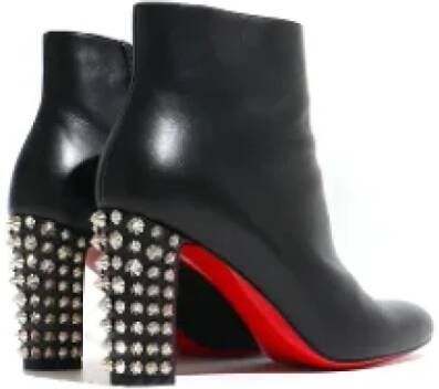 Christian Louboutin Pre-owned Leather boots Black Dames