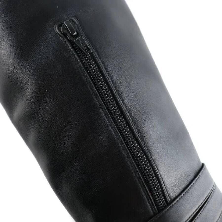 Christian Louboutin Pre-owned Leather boots Black Dames