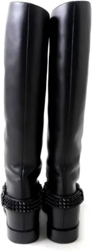 Christian Louboutin Pre-owned Leather boots Black Dames