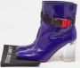 Christian Louboutin Pre-owned Leather boots Blue Dames - Thumbnail 9