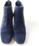 Christian Louboutin Pre-owned Leather boots Blue Dames - Thumbnail 4