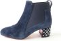 Christian Louboutin Pre-owned Leather boots Blue Dames - Thumbnail 5