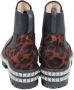 Christian Louboutin Pre-owned Leather boots Brown Dames - Thumbnail 3