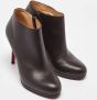 Christian Louboutin Pre-owned Leather boots Brown Dames - Thumbnail 2