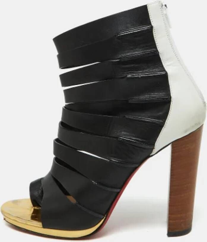 Christian Louboutin Pre-owned Leather boots Multicolor Dames