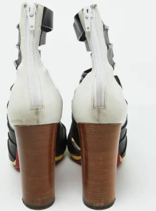 Christian Louboutin Pre-owned Leather boots Multicolor Dames