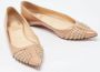 Christian Louboutin Pre-owned Leather flats Beige Dames - Thumbnail 4