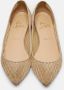 Christian Louboutin Pre-owned Leather flats Beige Dames - Thumbnail 3