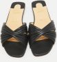 Christian Louboutin Pre-owned Leather flats Black Dames - Thumbnail 3