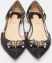 Christian Louboutin Pre-owned Leather flats Black Dames - Thumbnail 3