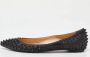 Christian Louboutin Pre-owned Leather flats Black Dames - Thumbnail 2