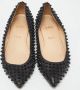 Christian Louboutin Pre-owned Leather flats Black Dames - Thumbnail 3