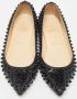 Christian Louboutin Pre-owned Leather flats Black Dames - Thumbnail 3