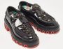 Christian Louboutin Pre-owned Leather flats Black Dames - Thumbnail 3