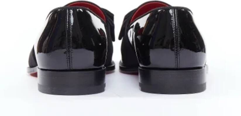 Christian Louboutin Pre-owned Leather flats Black Heren