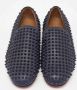 Christian Louboutin Pre-owned Leather flats Blue Dames - Thumbnail 3
