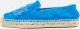 Christian Louboutin Pre-owned Leather flats Blue Dames - Thumbnail 2