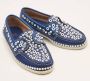 Christian Louboutin Pre-owned Leather flats Blue Dames - Thumbnail 2