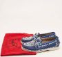 Christian Louboutin Pre-owned Leather flats Blue Dames - Thumbnail 7